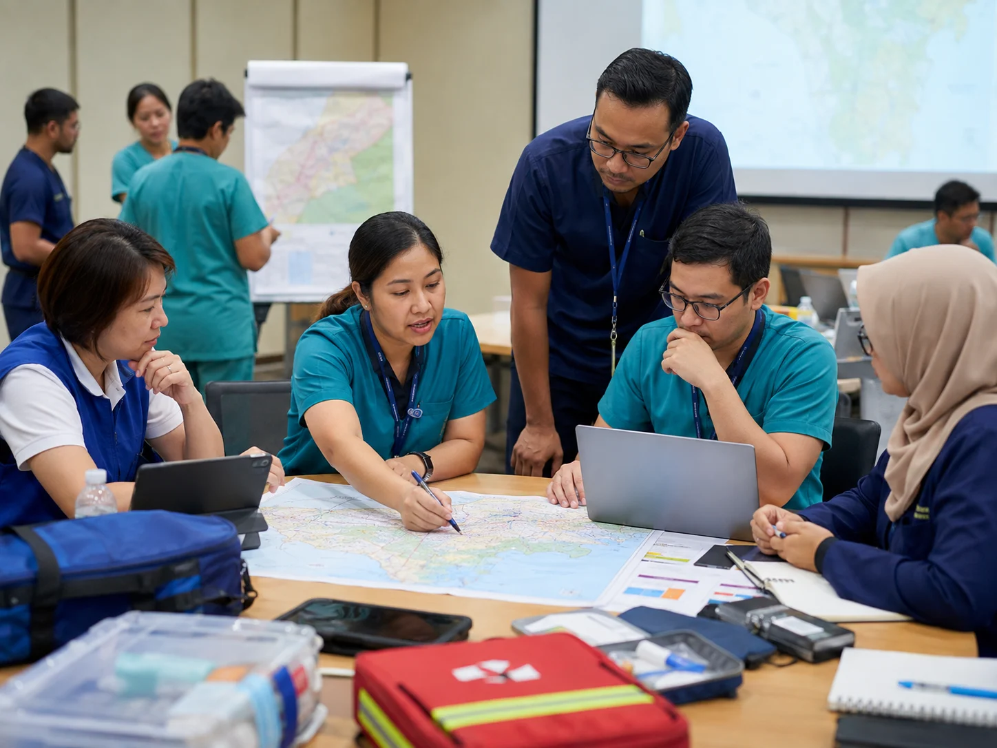 AIDHM disaster health management training workshop
